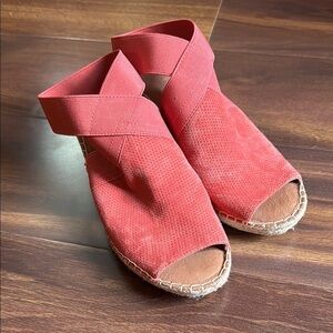 Gentle Souls By Kenneth Cole Espadrille Shoes Size 8.5